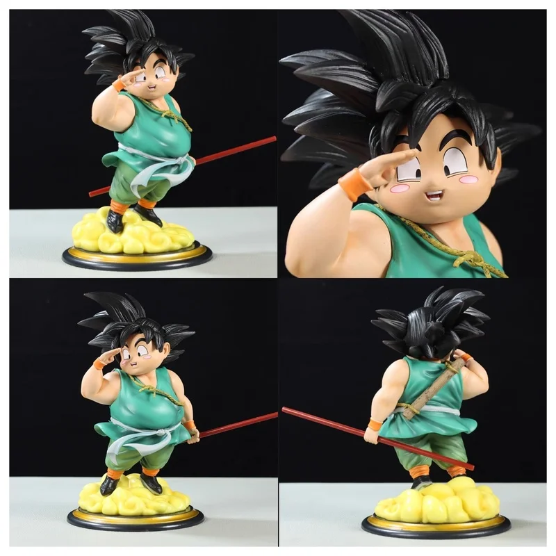 

Dragon Balls Animation Peripheral Figure Desktop Chassis Decoration Goodbye Fat Man Wukong Tide Play Hand Made Anime Model