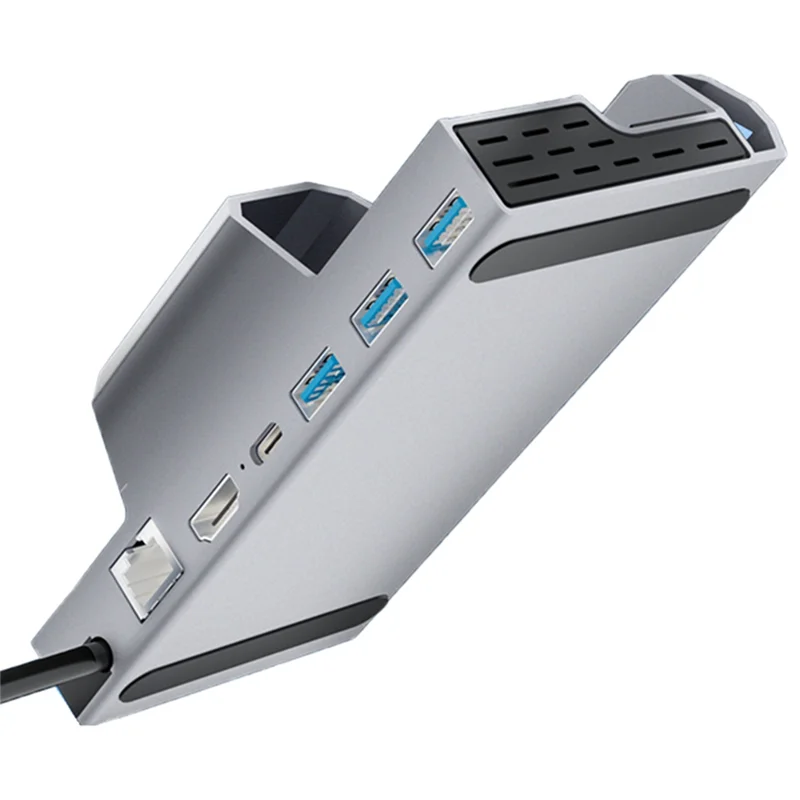 

SCLL-Docking Dock High Quality For Steam Deck Dock 6 In 1 USB 3.0HDMI2.0 Compatible 4K@60Hz RJ45 Gigabit Ethernet PD100W Hub
