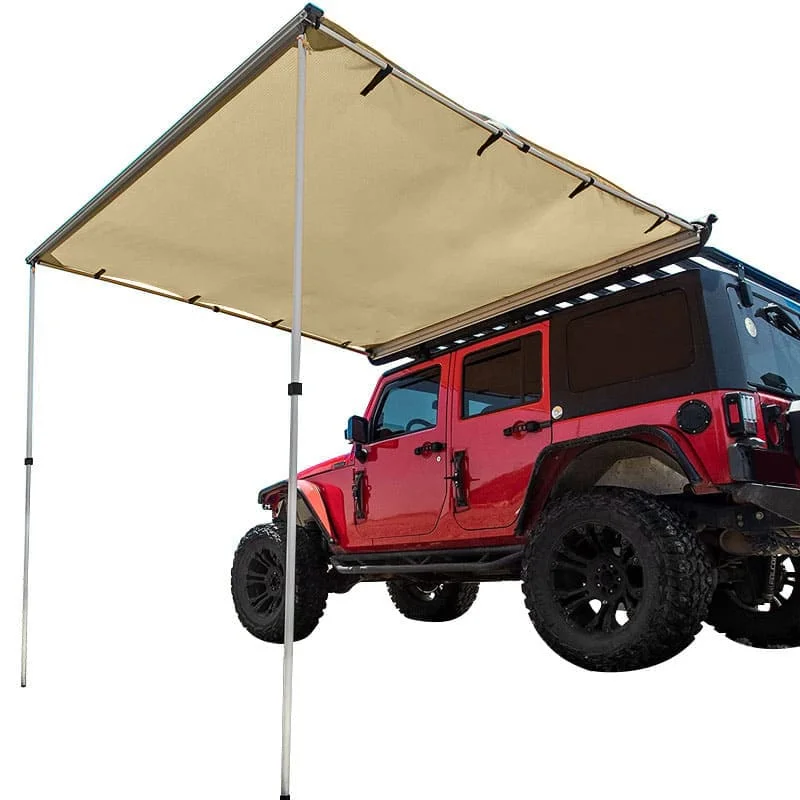 Camp Car Room 400d Oxford Side Roof Tent Retractable PVC Awning Truck Suv Camping Outdoor