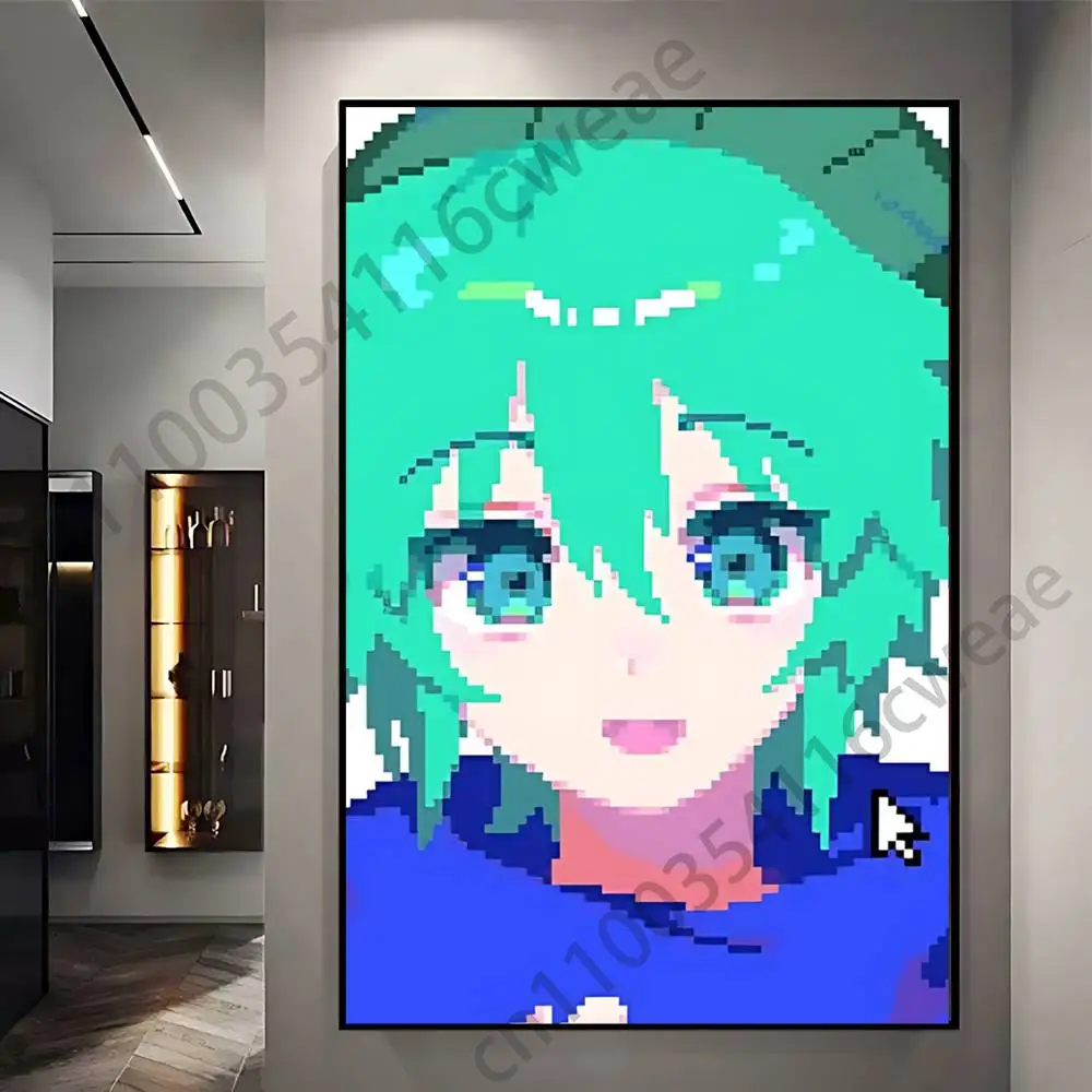 S-Shin Tsukimi 2 Wall Art Poster Print Wall Decor for Living Room Bedroom Home Decoration