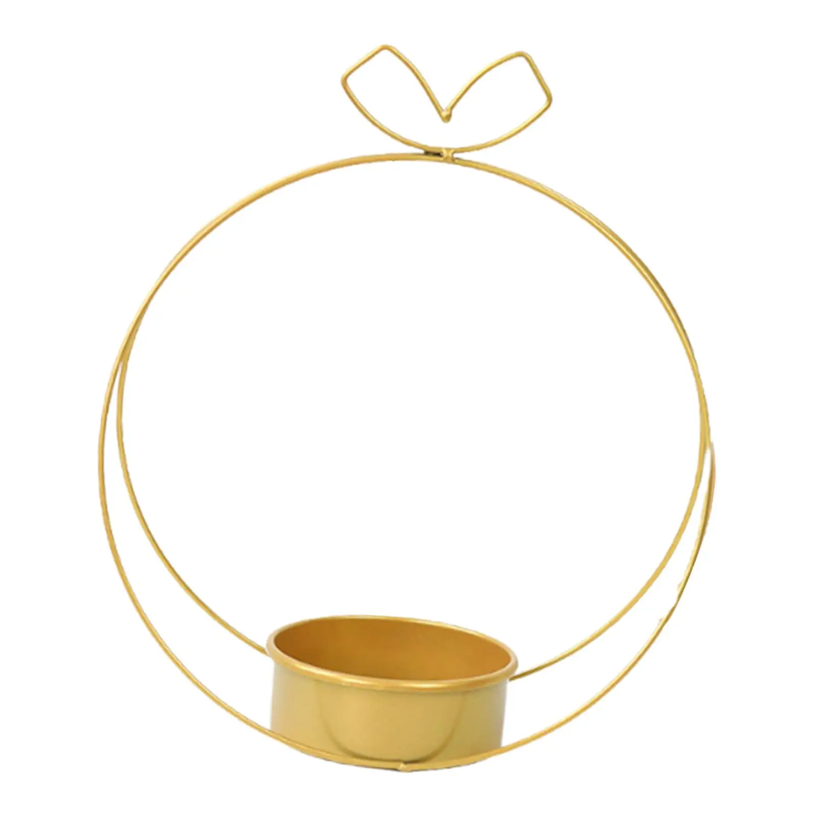 Elegant Metal Flower Basket Decoration Basket for Festive Centerpiece Wedding Party Table Ornament