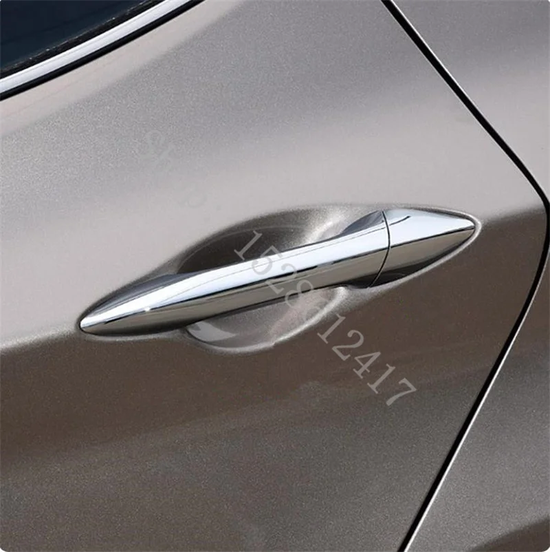 For Hyundai Elantra 2011 2012 2013~2016 Chrome Side Door Handle Bar Cover Catch Trim Molding Cap Moulding Car Styling