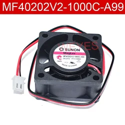 Vendita calda per Sunon MF40202V2-1000C-A99 DC 24V 0.68W 40x40x20mm 4020 ventola di raffreddamento per Server quadrata a 2 Pin