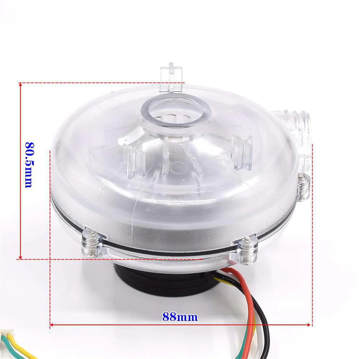 AAA87 12-24 فولت صامت ثلاث مراحل فرش السيارات عالية السرعة التوربينات مروحة الكرة تحمل الدوار الداخلي فرش السيارات مروحة