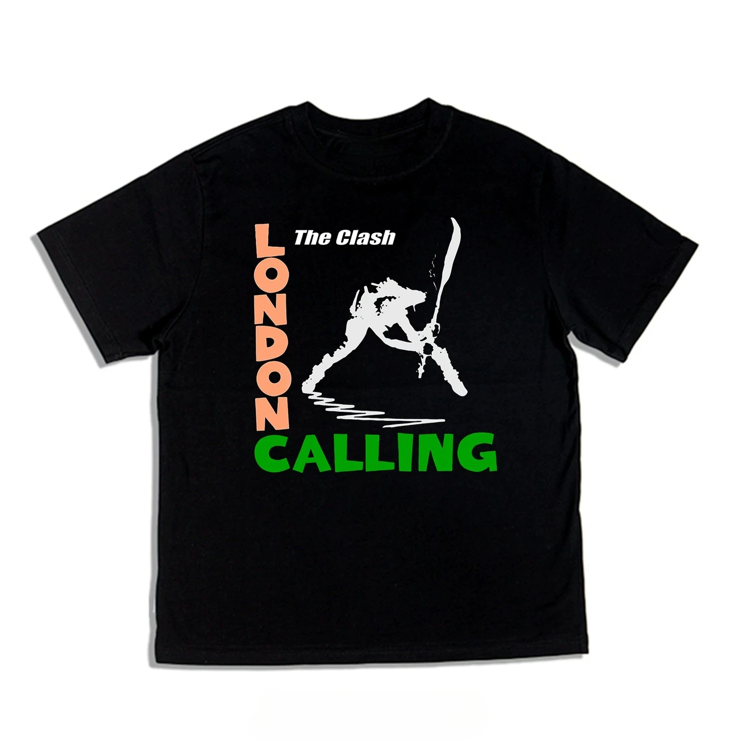 The Clash Debut Album Cover Black Graphic T-Shirt Cotton Men Women Streetwear Tee