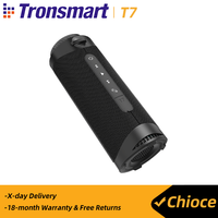 Tronsmart T7 Bluetooth Speaker Wireless Loudspeaker with 360 degree Surround Sound, True Wireless Stereo for Outdoor, Camping