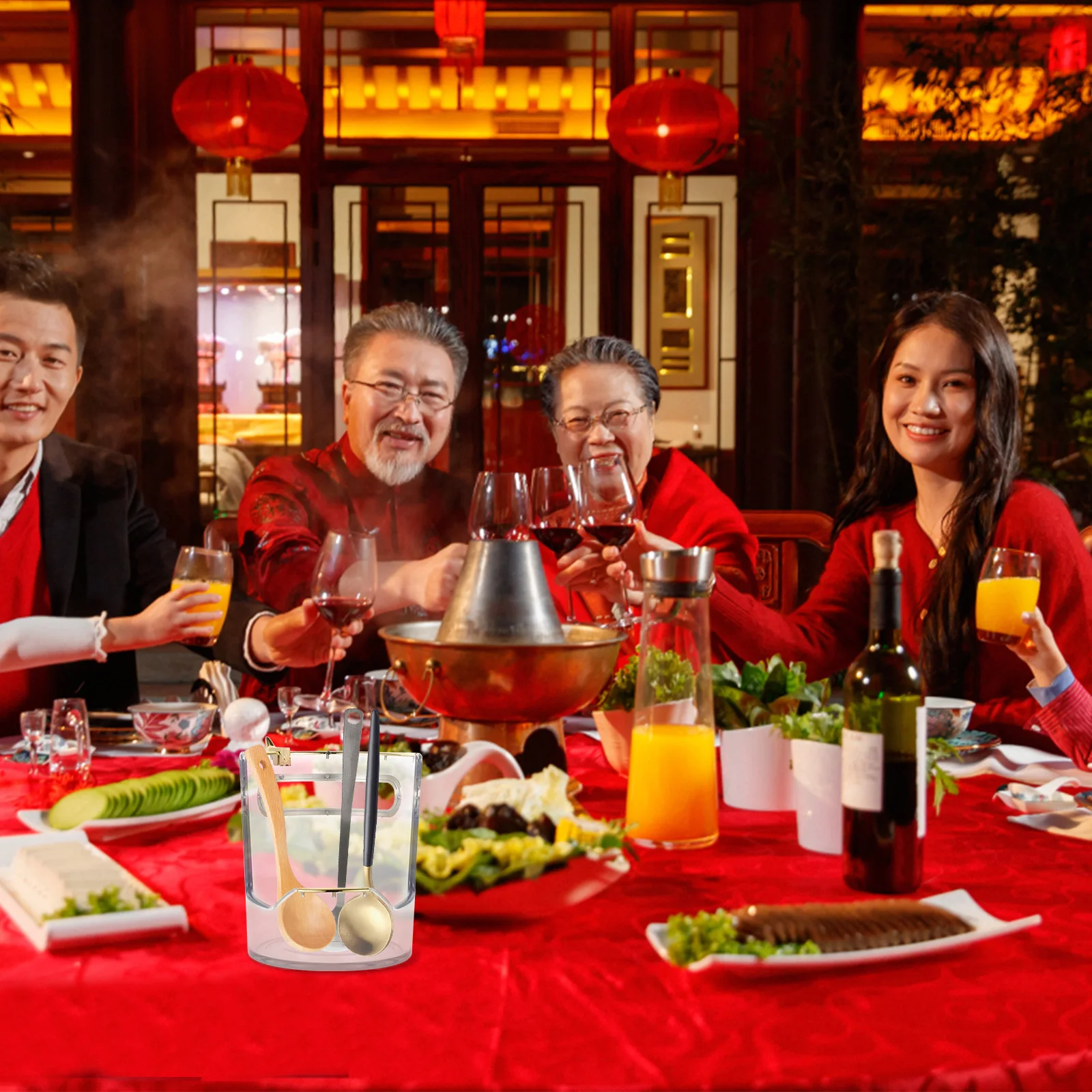 

Sturdy Kitchen Storage Rack Pot Lid Holder Desktop Organizer Multi-Function Spoon Rest Tableware Stand