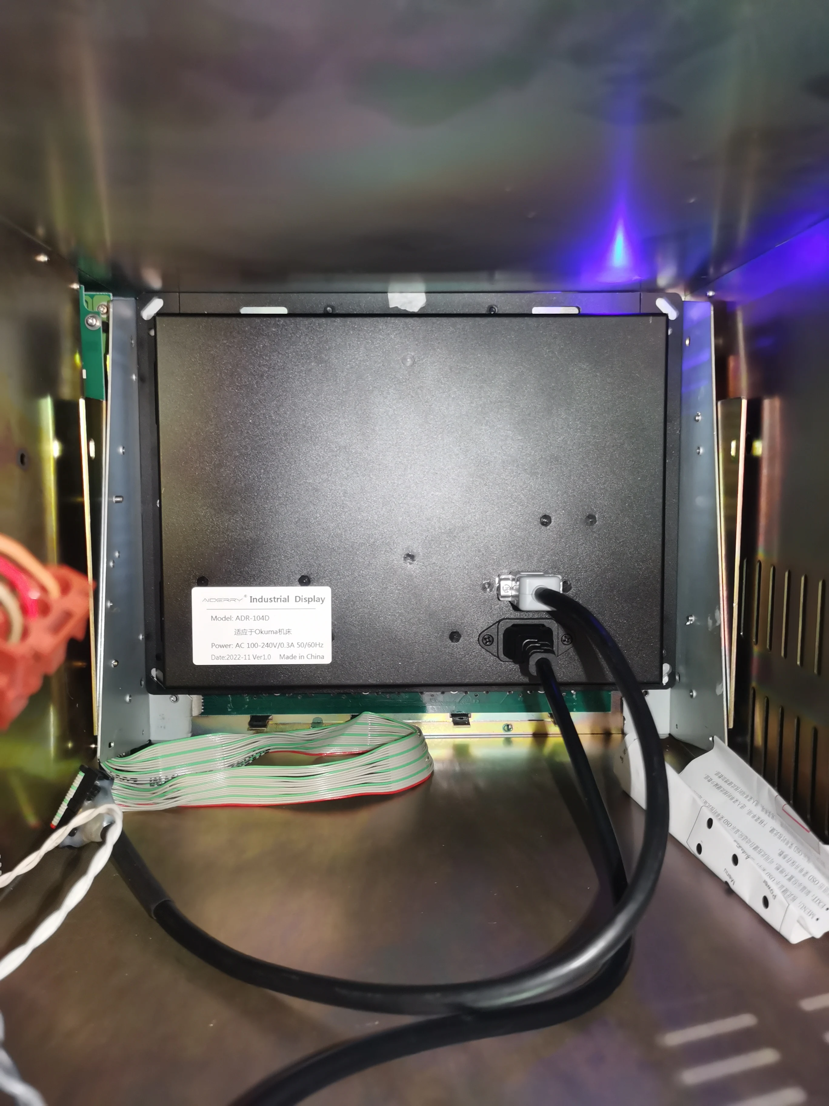 New 10.4 Inch Replacement For CNC Monitor OKUMA 7000 5000 5020 12 Inch CRT monitor With Cable Power Supply