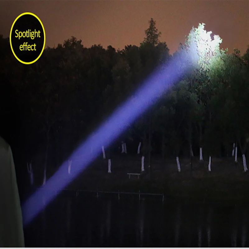 Mini LED flashlight rechargeable mini self-defense outdoor riding emergency self-rescue can be ignited large function long life