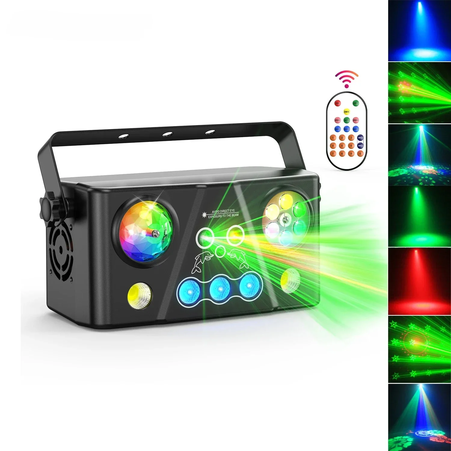 40 واط عين النحل شعاع تأثير أضواء RGB LED ديسكو الكرة ضوء التحكم عن بعد المرحلة تأثير الإضاءة للحزب الحفل مسرح بار نادي