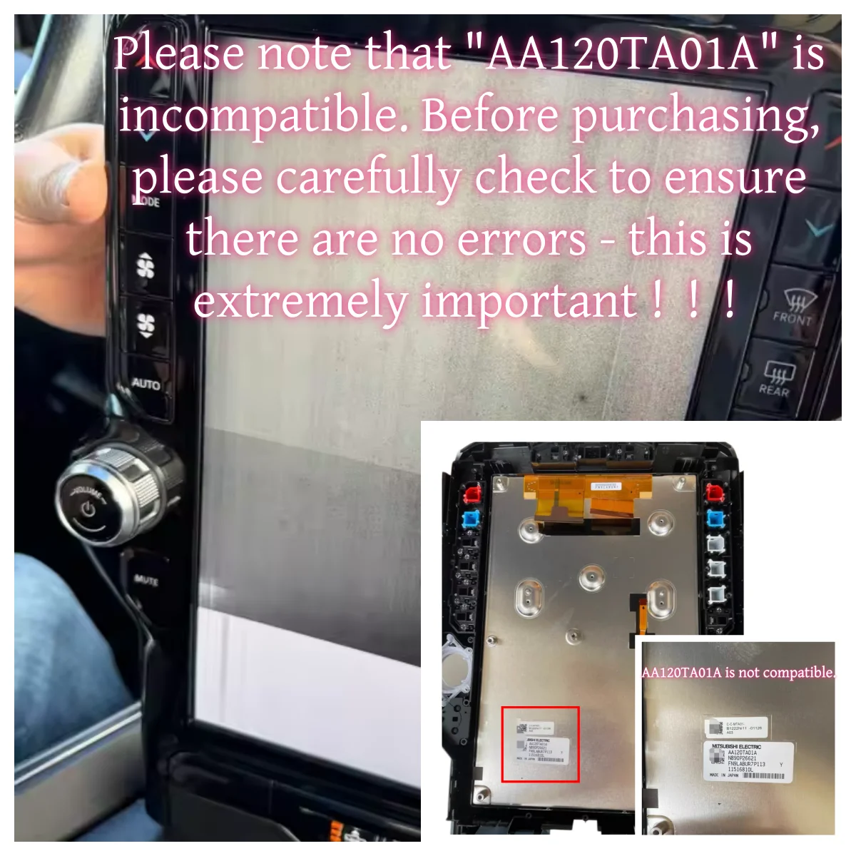 12" LS120K5LX01 LCD Display Touch Screen for 2022-24 Dodge Ram 1500 2500 3500 Uconnect 5 Car Auto Navigation Radio OEM view 2
