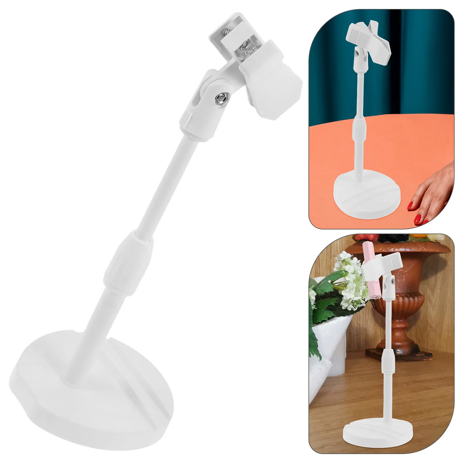 

360 Degree Rotatable Nail Light Stand Mini Uv Lamp Bracket for Gel Nails Curing Portable Manicure Tool for Home Salon Use