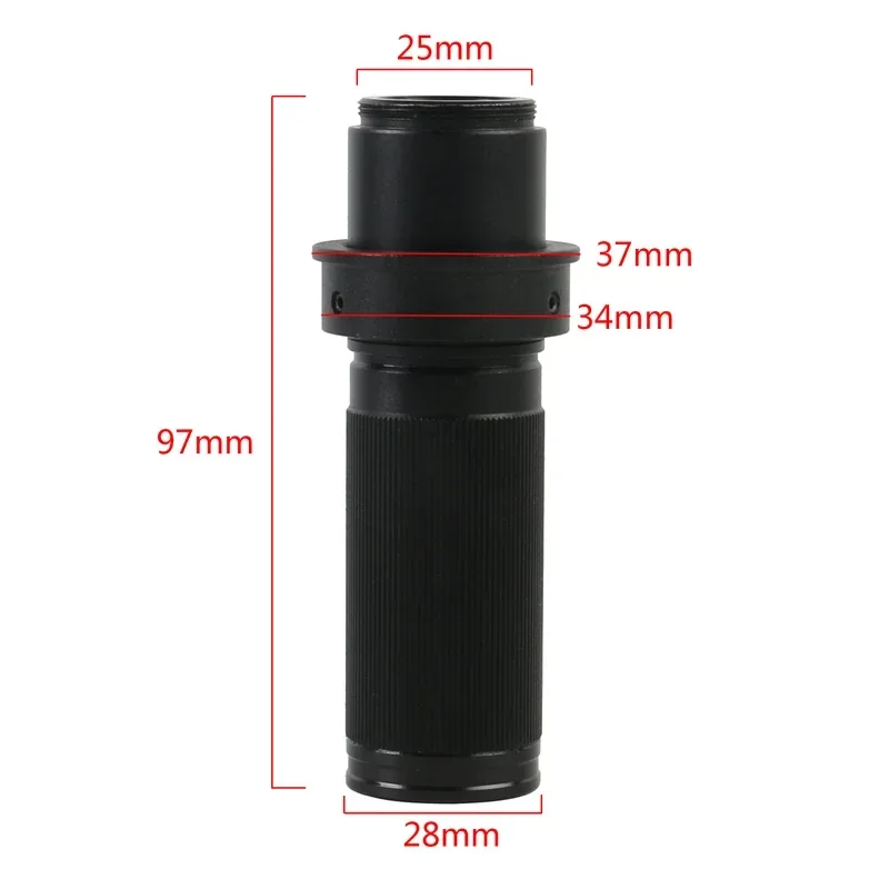 150x C mount Lens Big View High Working Distance Zoom For CCD CMOS Industry Industrial HDMI USB VGA Video Microscope Camera