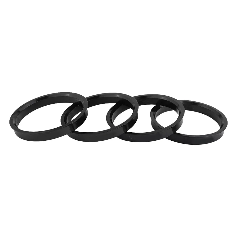 4pcs OD 72.6mm ID 65.1mm Car Tire Centering Hub Centric Rings Wheel Bore Center For BMW For Range Rover For Transporter T5, T28,