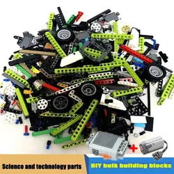 Bulk Random MOC High-Tech Parts Bricks Cross Axle Panel Gear Car Robot DIY Mixed Building Blocks Pack Construction Toys Gifts