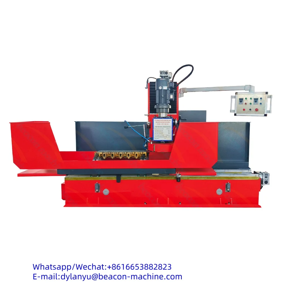 GS-9740 * 1500 رأس الأسطوانة العمودية عالية الدقة وآلة إعادة تسطح الكتلة لإصلاح محرك الدراجة النارية التلقائي