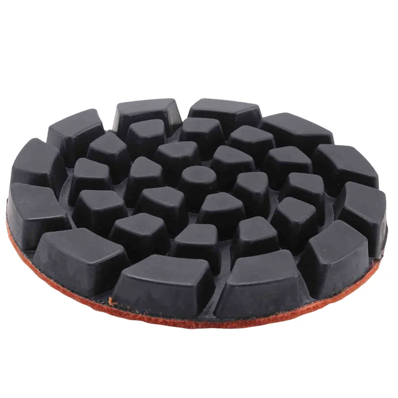 6 шт. алмазные подушечки для полировки пола, смоляная связь, терраццо, диаметр пола 4 дюйма-B61B