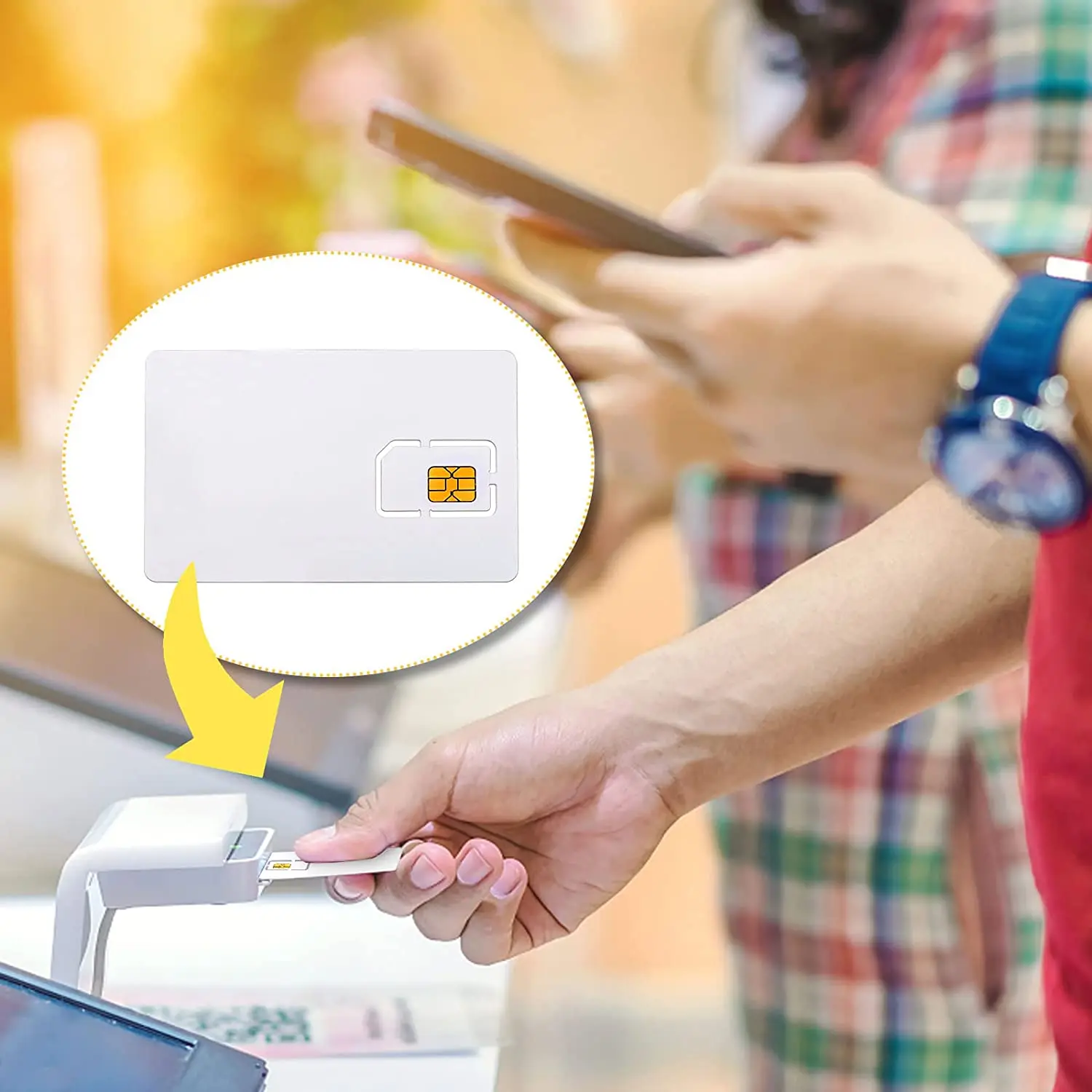 Устройство для чтения SIM-карт + 5 шт. программируемых SIM-карт 2FF/3FF/4FF, LTE WCDMA GSM USIM 4G + SIM-карты, индивидуальные инструменты