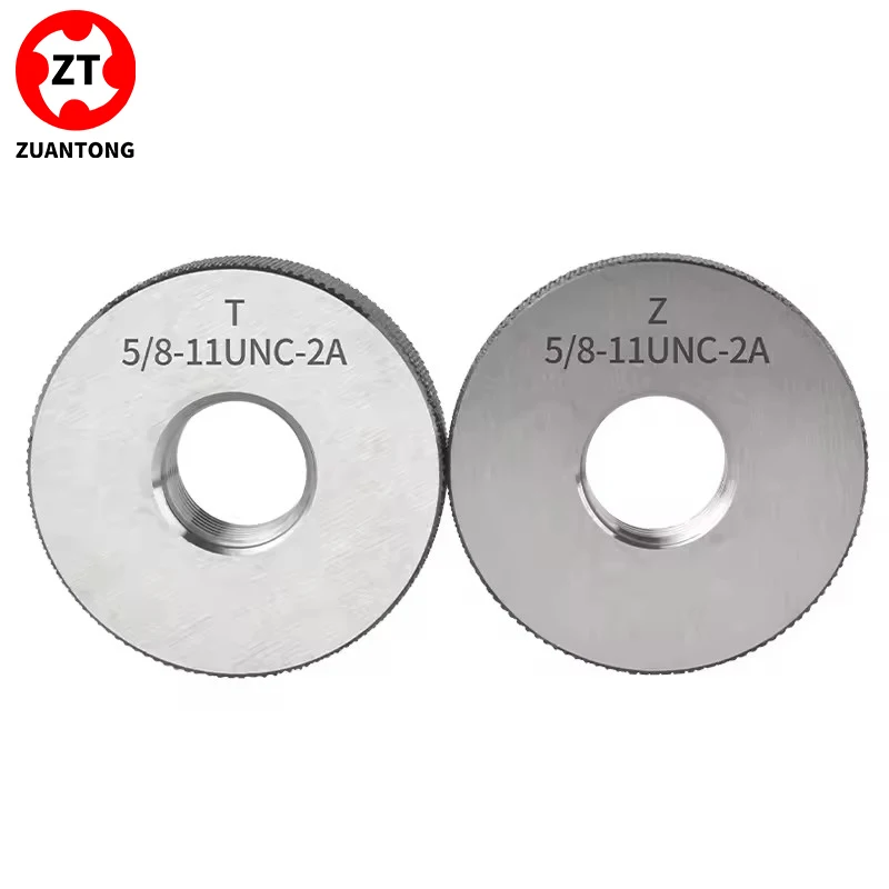 

1SET(1*GO+1*NOGO) 2A Thread Ring Gauge UNC1-64~12-24 1/4 5/16 3/8 7/16 1/2 9/16 5/8 3/4 1-8 Measure Tool America Standard Tooth
