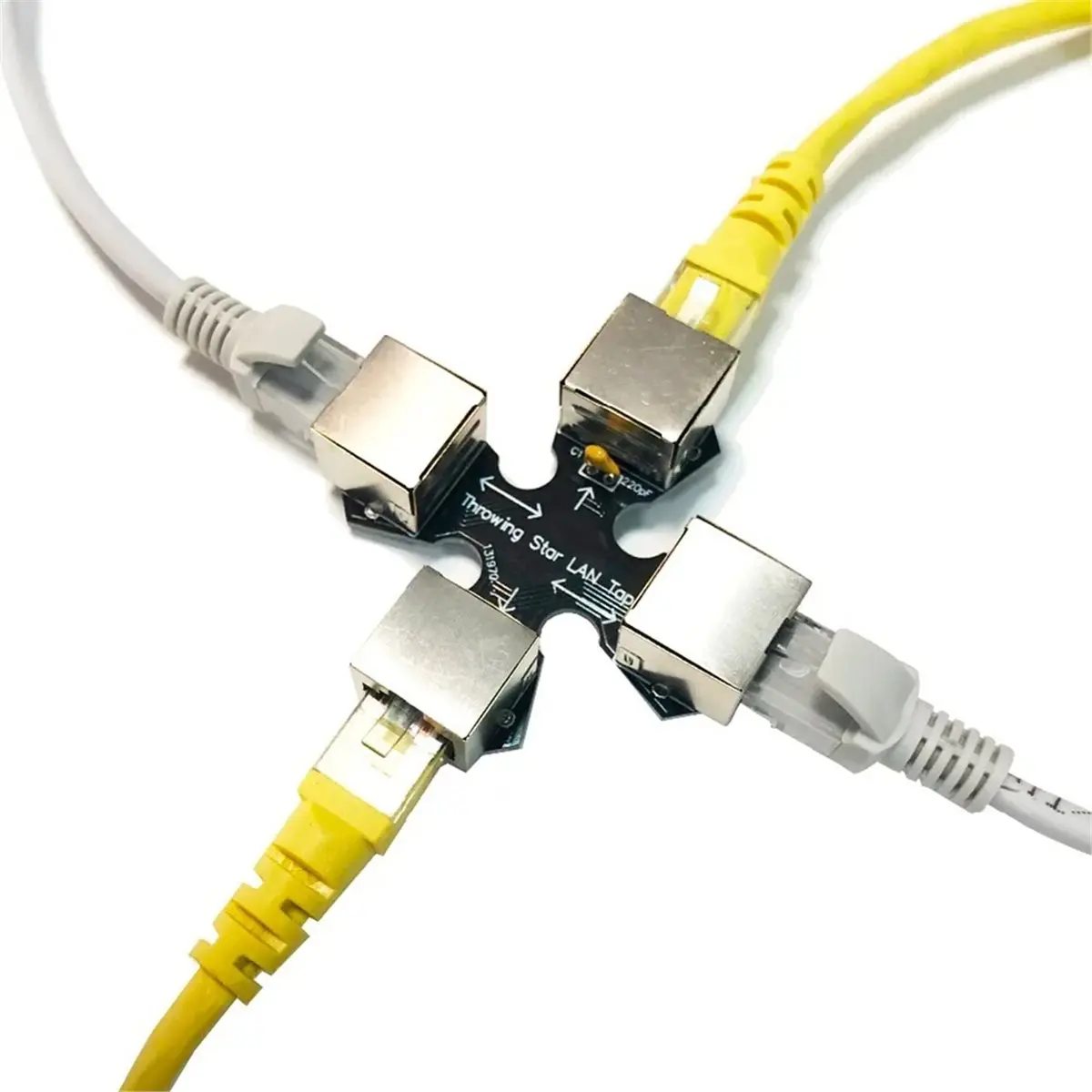 Throwing Star LAN Tap 1.5 Network Packet Capture Mod Replica Monitoring Ethernet Communication Tool Shield RJ45