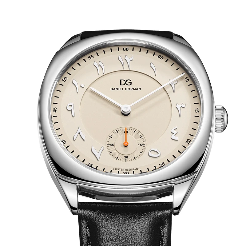 ساعة زوجين فاخرة كوارتز يابانية 5ATM مقاومة للماء حافظة من الفولاذ المقاوم للصدأ حزام جلدي أرقام عتيقة هدية حب له ولها