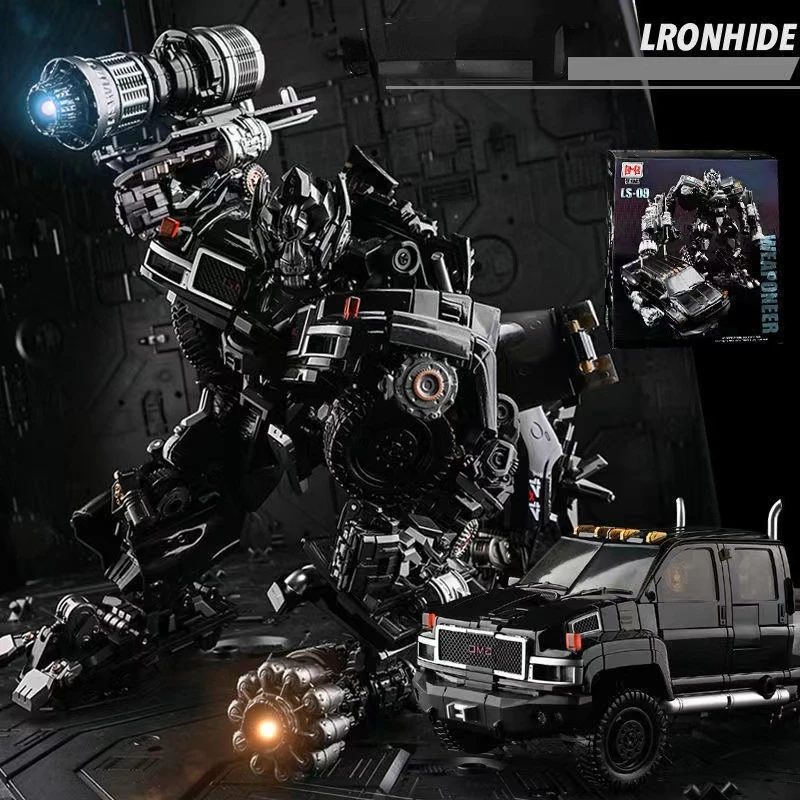 Black Mamba Transformation Toy LS09 Ironhide AW01 Autobot Alloy Enlarged Version KO MPM06Action Figures Gift Collection in Stock