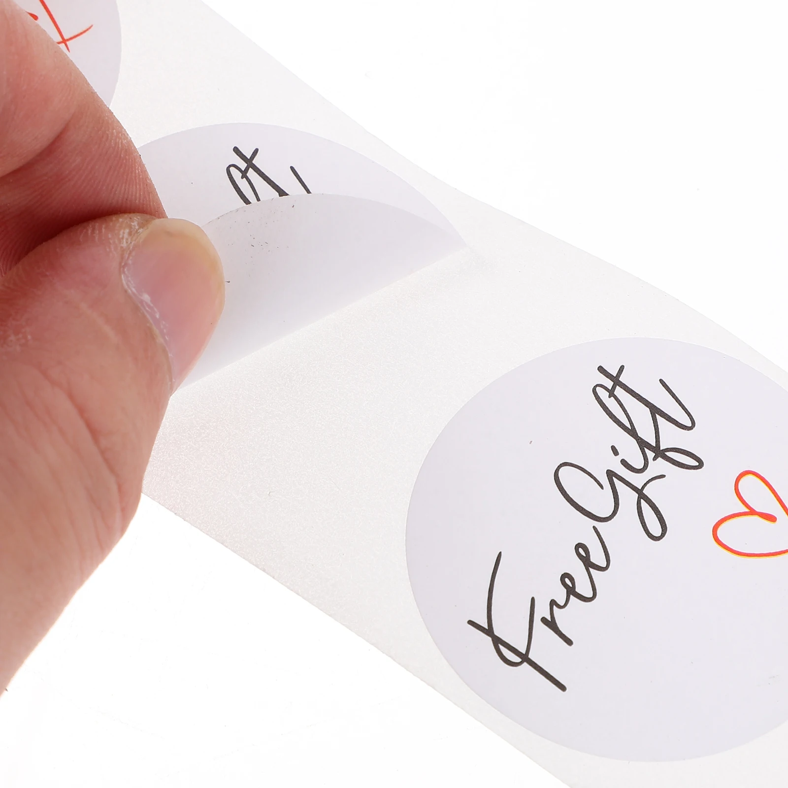 

Thank You Stickers 15mm Self Adhesive Dot Round Labels Circle Decals White Color Gift Box Packaging Decorative Non Woven Tags