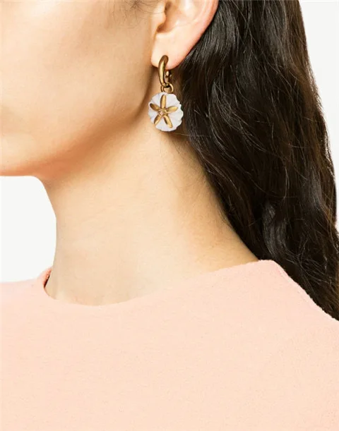 

Earrings Personality Vintage Luxury Flowers Detachable Studs Piercing Aretes De Mujer Pendientes Brincos Boucles D’Oreille