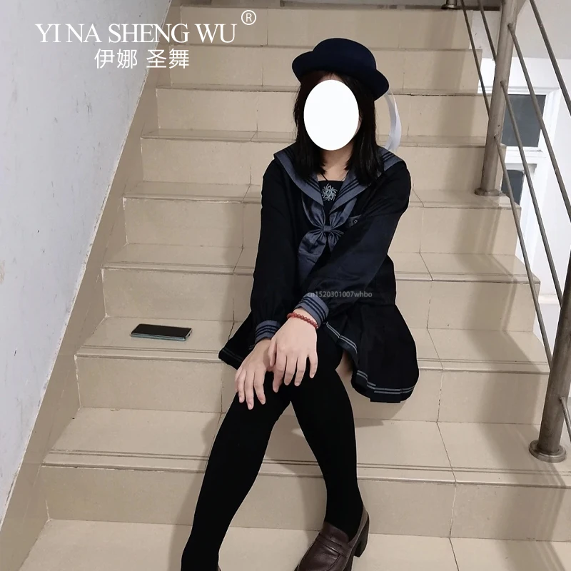 Japanese and Korean Sailor Uniforms Orthodox Jk Uniforms Dark Bad Girl Middle Clothes Autumn and Winter School Outfits Women