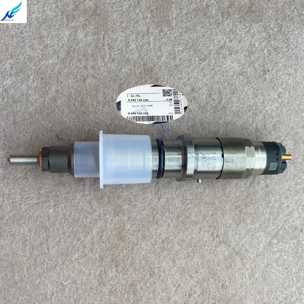 

Новый топливный инжектор 0445120236 для Komatsu PC300-8 Cummins QSL8.9 6745-12-3100