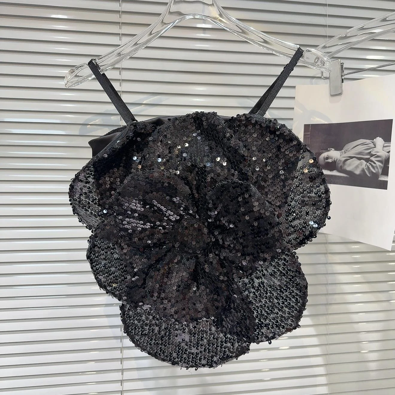 

Heavyweight Flead Design owgirl Sle Women's Tank Top Glittering Sparkling ort Length Faionable Summer Top