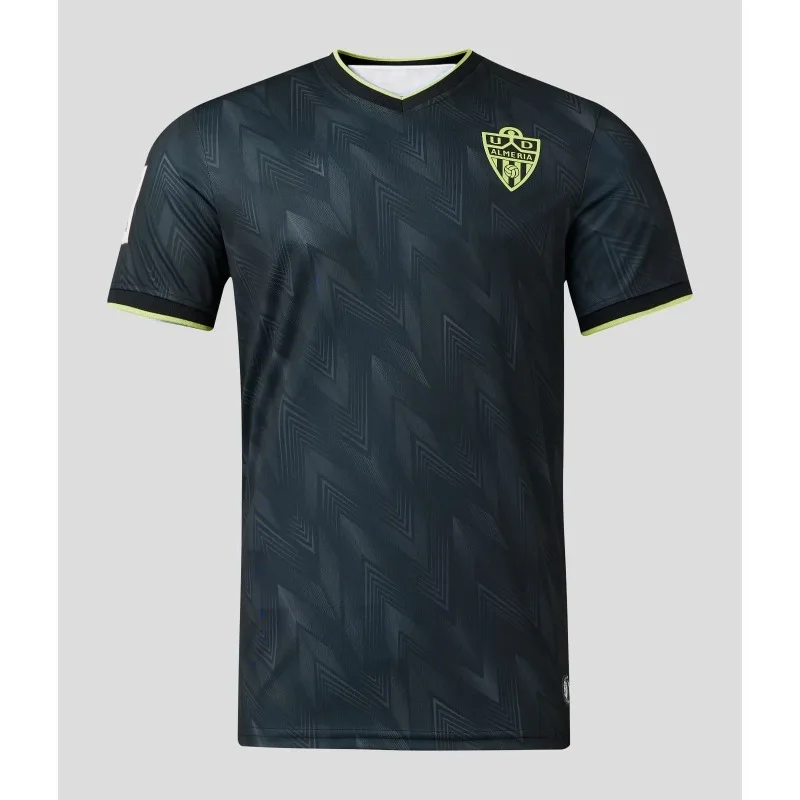 Almeria Fußballtrikot im Familienstil, schnelltrocknend, 3D-gedrucktes Trikot, für Spiele, Training, täglichen Sport, kurzärmelig – Detail 5