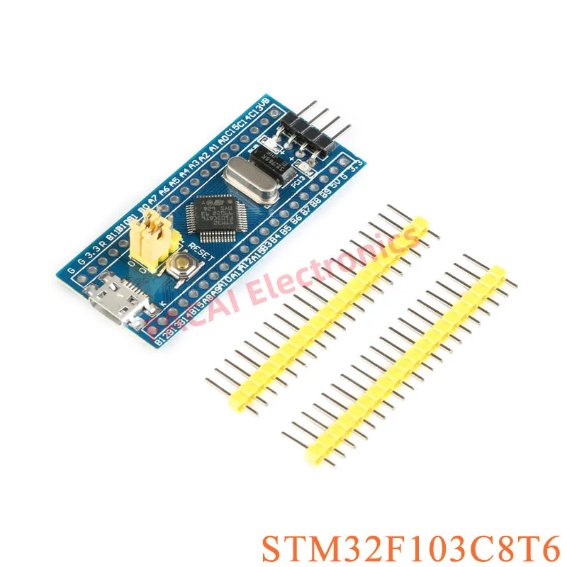 Módulo de placa de desarrollo de sistema mínimo para microcontrolador Arduino STM32, STM32F103C8T6 ARM STM32F103