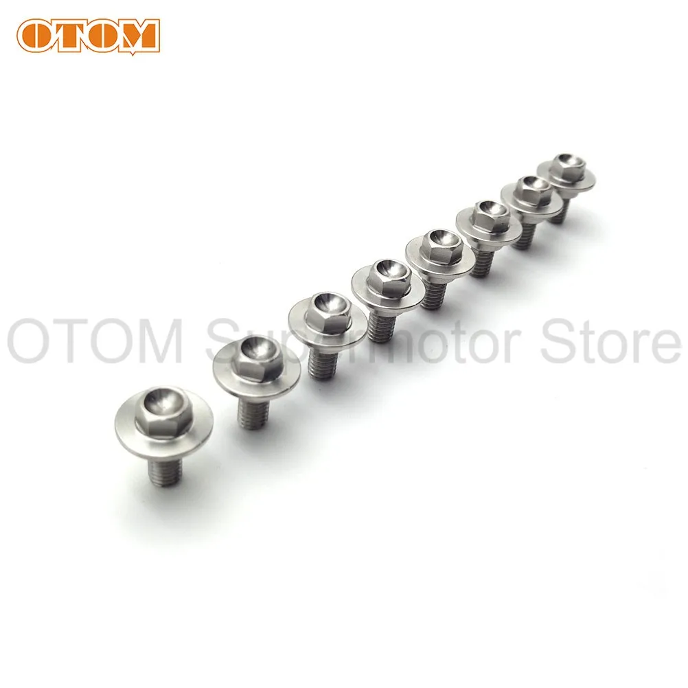 For KAWASAKI 1995-2020 Motorcycle Fuel Tank Guard Shroud Side Cover Bolt Stainless Steel Screw Nut KX125 KX250 KX250F KX450F view 6