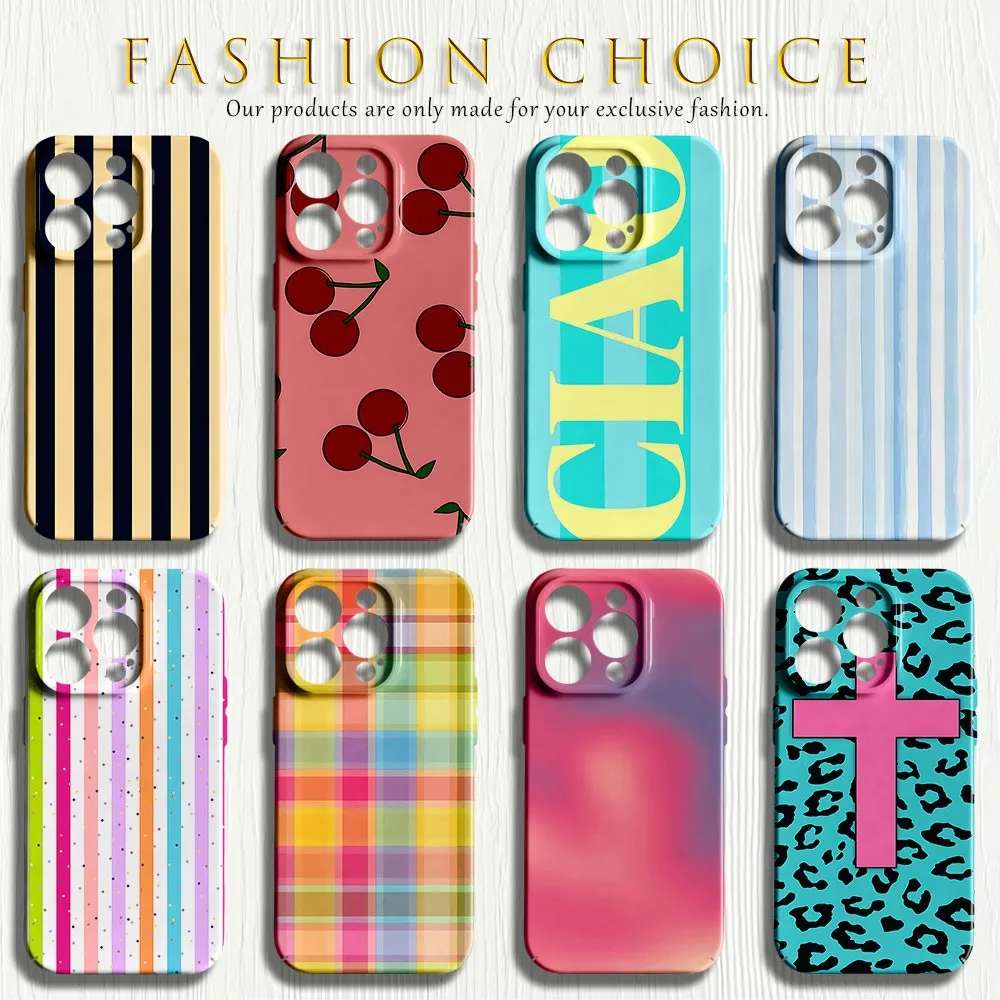 Cherry Red Glossy Film Hard Phone Case for Samsung Galaxy A27 A37 A57 A17 A07 A16 A56 A26 A36 A55 A35 A15 A54 4G 5G