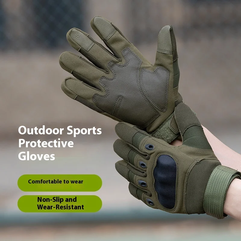 

Gloves for Men's Outdoor Anti Slip Protection Wear-resistant Full Finger Special Forces Soldiers Fans of Cycling and Combat