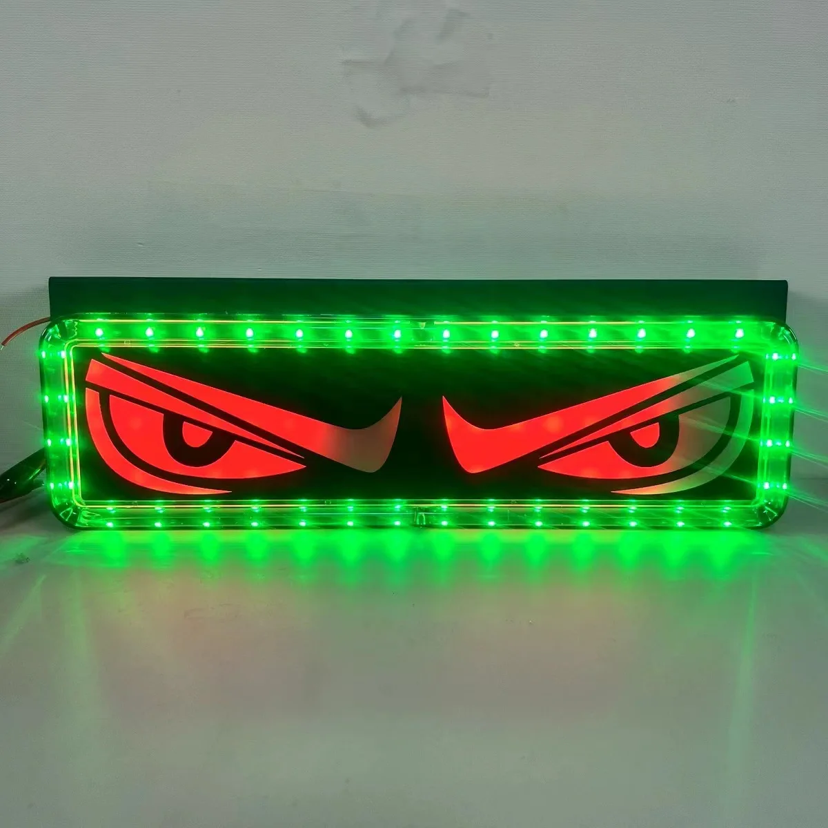 2 شاحنة 24 فولت عين الشيطان شريط ملون انفجار فلاش ضوء الضباب الخلفي 33 سنتيمتر سطوع عالية إضاءة مقاومة للماء 12 فولت تحذير الذيل ضوء #3