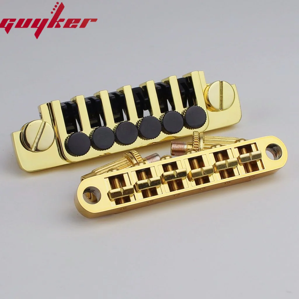 Guitar Saddle Bridge - Tune-O-Matic Bridges GM003 +Vintage TP6 Tailpiece Five Colours Available