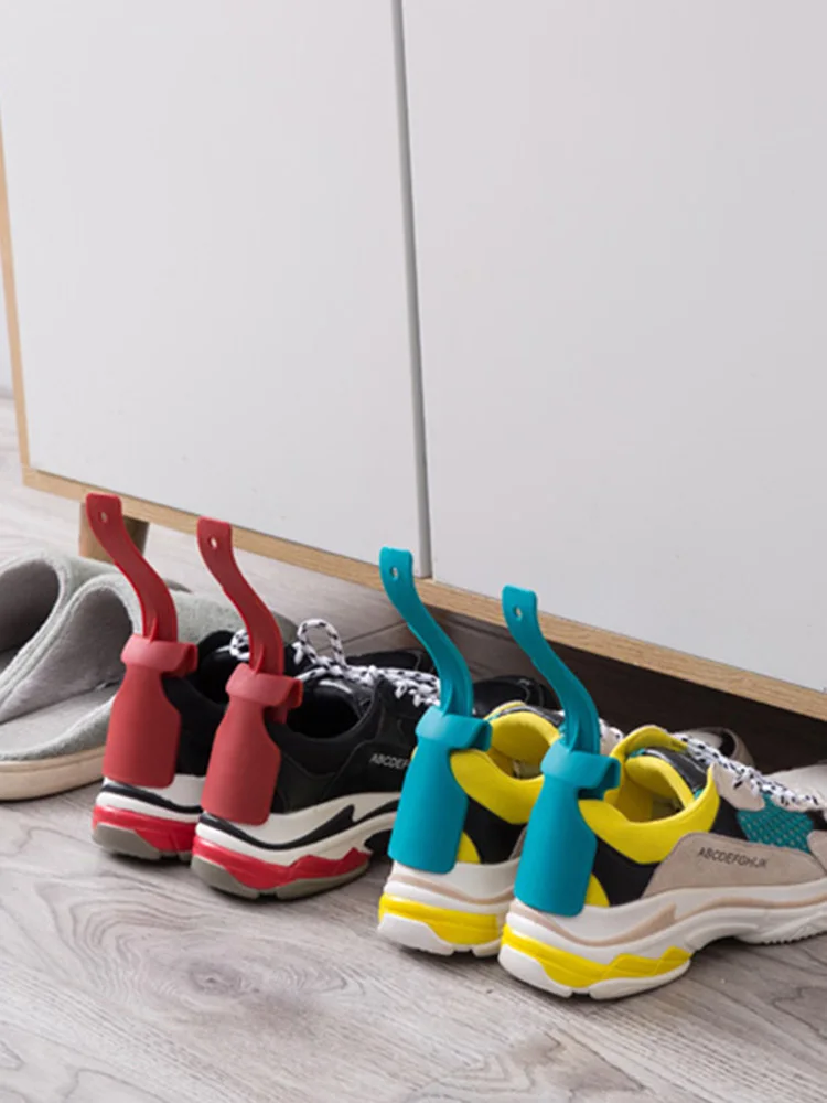1pc Shoe Aid Lazy Shoes Helper Shoe Horn Shoe Lifting Helper