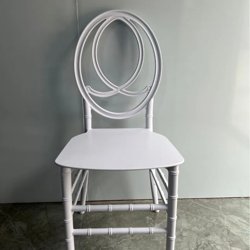 

Plastic Restaurant Hotel Wedding Outdoor Wedding Banquet Chapel Tiffany Bamboo Stool Chair Dining Chair Simple Modern