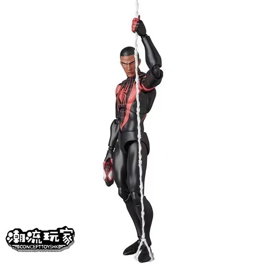 Spiderman 2099 Anime Figur Spiderman Across The Spider-Verse Teil One Shf Action Figur Modell Statue Spielzeug Schreibtisch Dekor Kind Geschenk – Detail 10