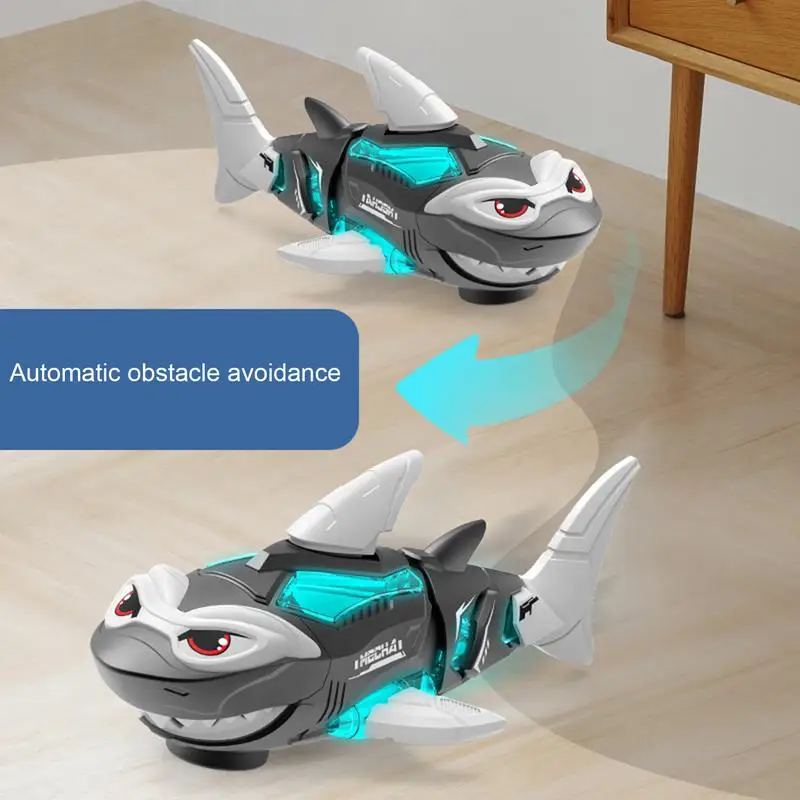 Shark Toys For Boys Toy Shark Electric Shark Shark Figurine Interactive Toys Shark Toys With Lights & Sound Water Toys Walking