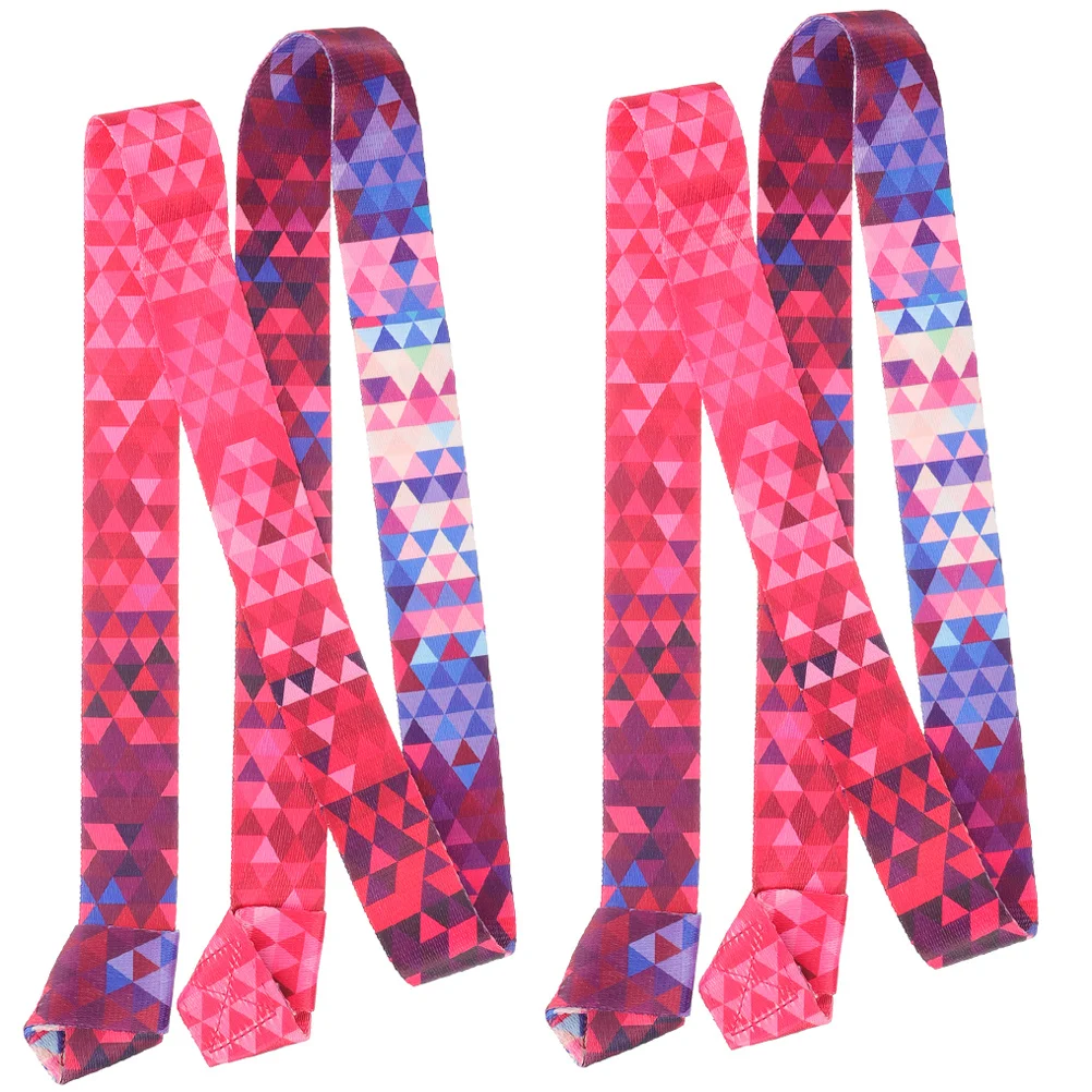 

2Pcs Roller Skate Fixed Strap Cotton Adjustable Yoga Mat Carrying Sling Band Fitness Workout Carrier Strap Roller Skate Leash