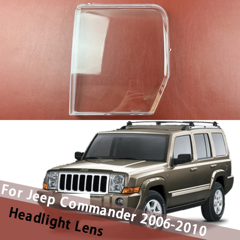 

Headlight Lens Cover For Jeep Commander 2006-2010 Car Front Headlamp Housing Lamp Shade Plexiglass Replace Original Lampshade