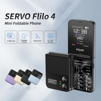 SERVO Flilo4 Folding Mobile Phone 4 SIM Standby Magic Voice Speed Dial Flashlight Call Recording 2.6\