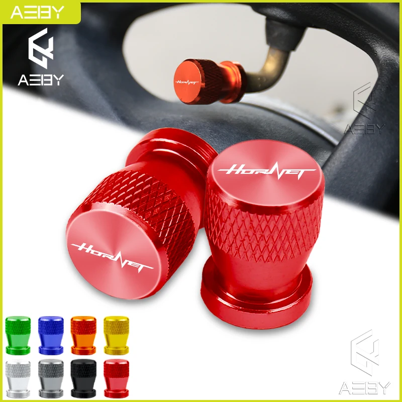 

2PCS CNC Aluminum Motorcycle Wheel Tire Valve Stem Caps Tyre Airtight Cover For Honda Hornet CB 599 600 F 1000RR Accessories