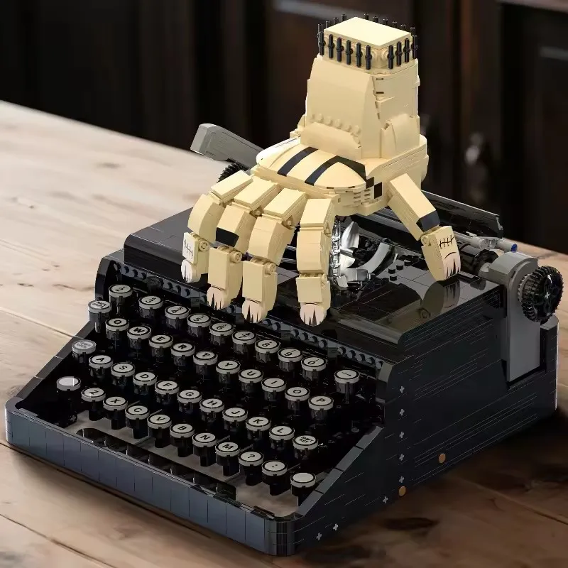 

2330 шт., среда MOC, кирпичи, ретро-принтер, строительные блоки, сборка, сделай сам, настольное украшение для взрослых, игрушки, рождественские подарки для детей