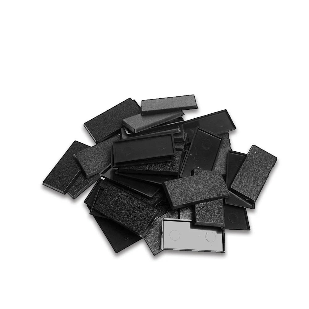 Superior Quality 50x25mm Rectangle Bases for Miniature Figures - Model Building Kits Supplies