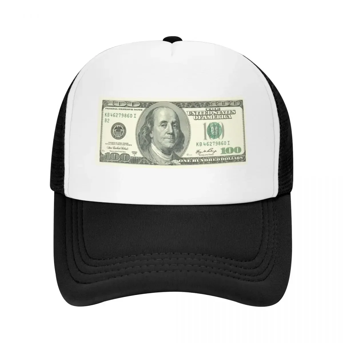 $100 Dollar Bill Baseball Cap funny hat Cosplay Women's  Wear Men's