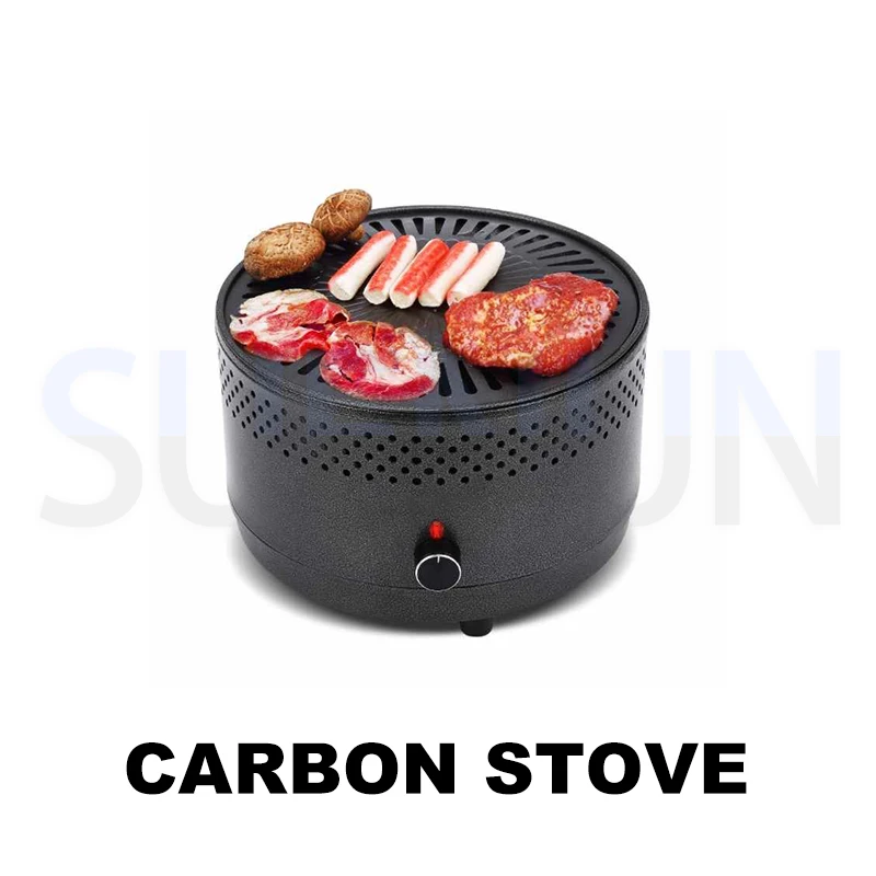 

Outdoor Charcoal Smokeless Grill Barbecue Machine Camping Grill Stove Household Multifunctional BBQ Plate Grelha Churrasco